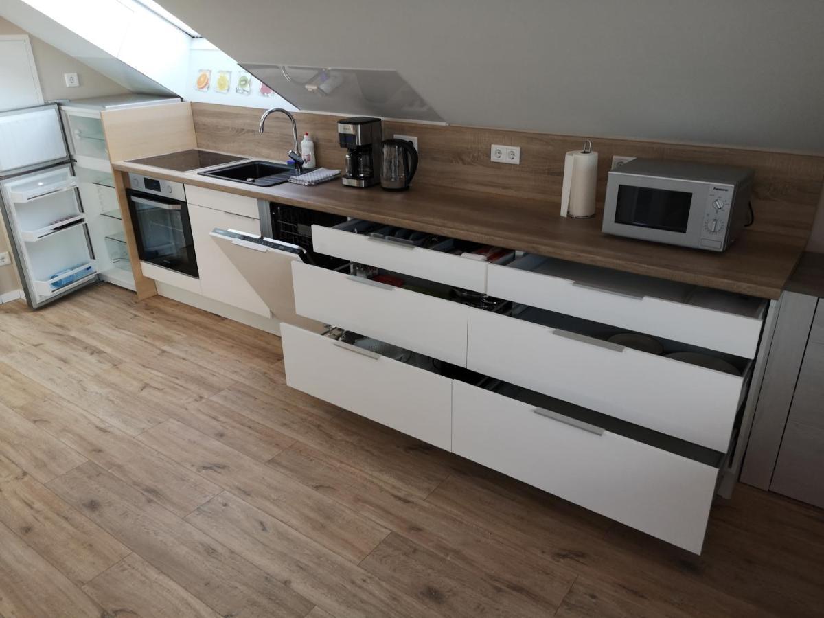 -Neubau- 30Qm Dach-Apartment Фульда Экстерьер фото